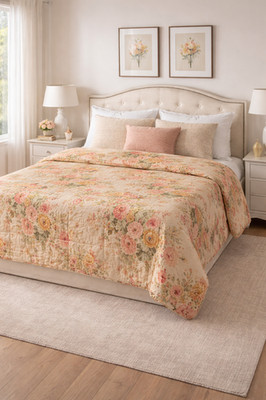 Ralph Lauren Sussex Gardens King Size Sateen Comforter Floral HTF - PLEASE READ