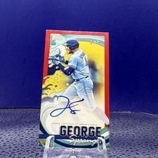 2022 Topps Rip Baseball George Springer Mini Auto 1/1