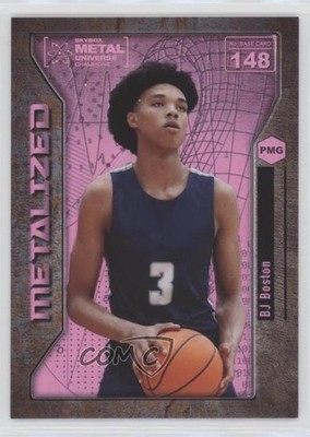 2021 Skybox Metal Universe Champions 56/75 Brandon Boston Jr BJ Rookie RC 0mt5