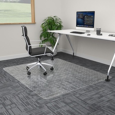 Extra Large Office Chair Mat for Carpet, 45'' x 53'' Clear Desk Chair Mat for L...