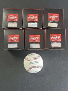 LOTTO di (6) palloni da baseball MLB RAWLINGS 2021 All Star Game Colorado Rockies