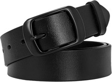 Women Belts For Jeans Dresses Pants Ladies Leather Waist Belt with Elegant Buckl