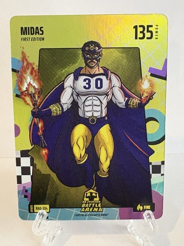 Bo Jackson Battle Arena #RAD-334 Midas 80's Rad FIRE SP Stephen Curry