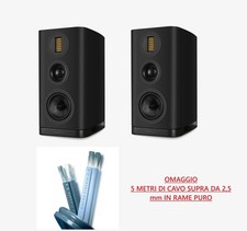 WHARFEDALE EVO 5.2 NERO COPPIA DIFFUSORI BOOKSHELF 3 VIE NUOVI + CAVO OMAGGIO