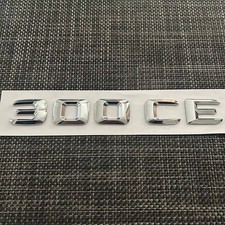 Mercedes Benz 300CE Schriftzug Emblem Aufkleber Chrom W124 Coupé und Cabrio