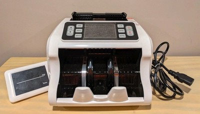 MUNBYN IMC09 IMC09-WH-US Mixed Denomination Money Counter Machine Fraud Detector