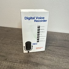 Digital Voice Recorder 64GB USB Dictaphone Audio Recorder MP3 Player New