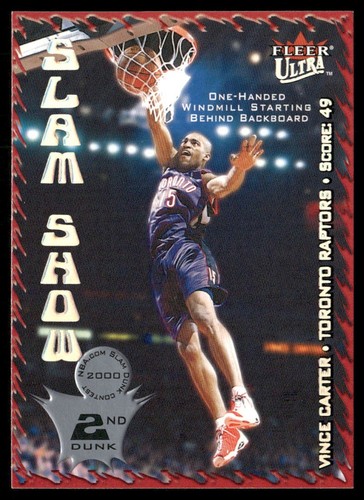 Vince Carter #8SS 2000 Ultra Slam Show card
