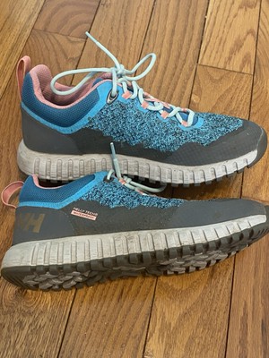Women's Helly Hansen Vanir Hegira HT 10 Hiking Trail Running Sneakers Blue Sz 9
