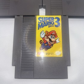 Nintendo NES Game Lot 3- Mario 3, Super pitfal, Mario/duck hunt/track and field