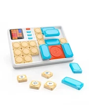 Super Slide Puzzle Games, Handheld Electronic Brain Teaser with 500+ Challeng...