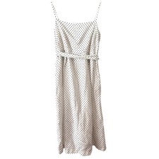 Kate Spade for Target White and Black Polka Dot Spaghetti Strap Sundress Size L