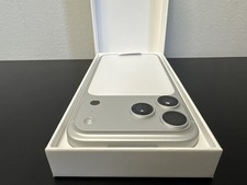 New Open Box Apple iPhone 17 Pro Max 256GB Silver Unlocked 100% Battery Cycle 0