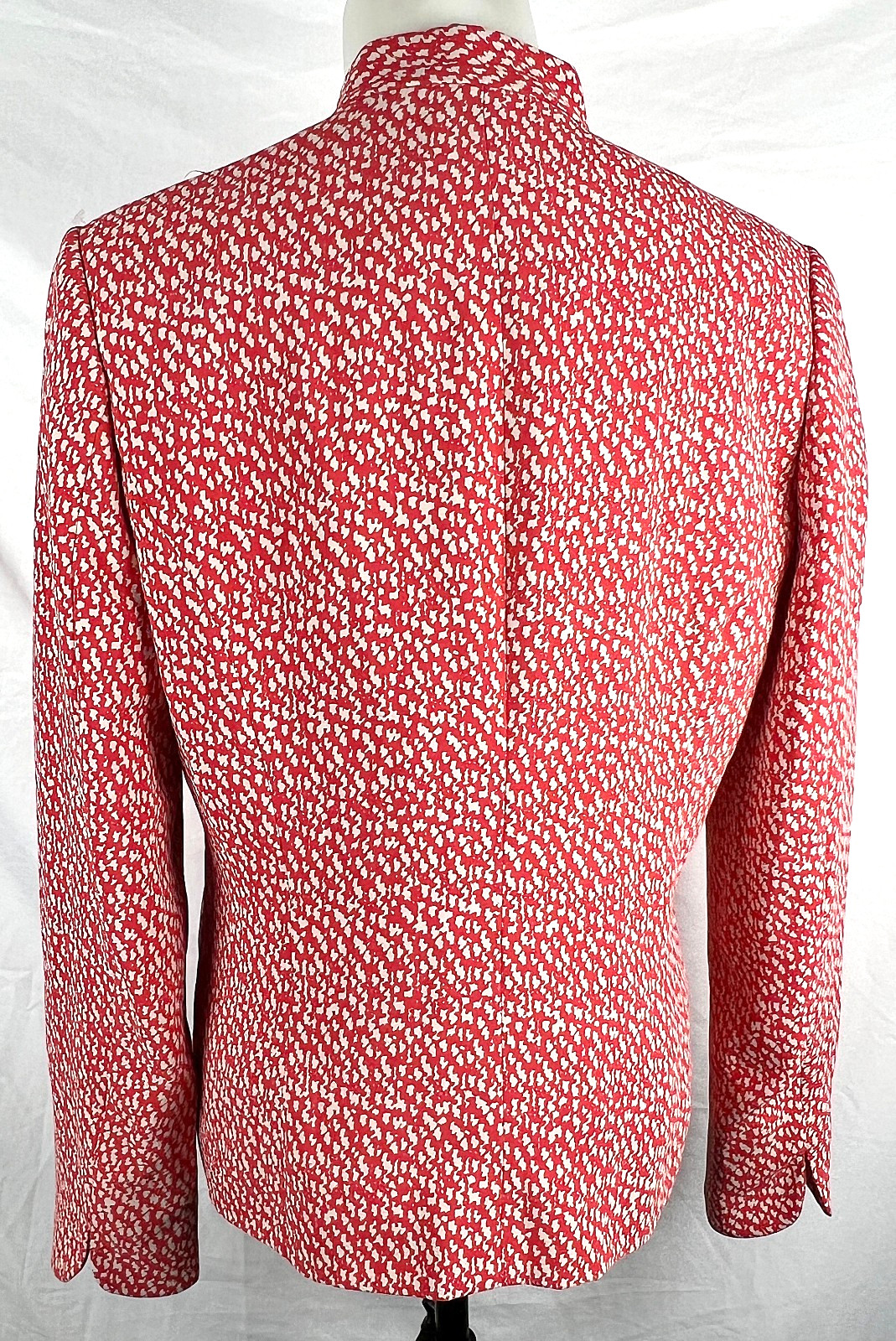 Pendleton Red Print Lined Polyester Zip-Front Man… - image 2