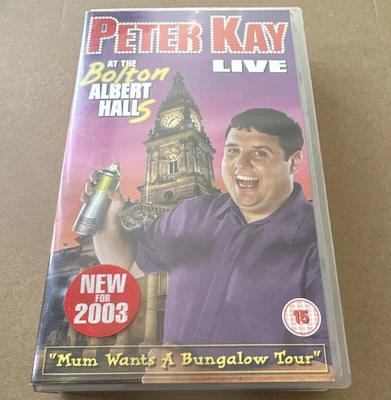 Universal Peter Kay Live at the Bolton Albert Halls VHS PAL 15 (2003) - Image 1 of 3