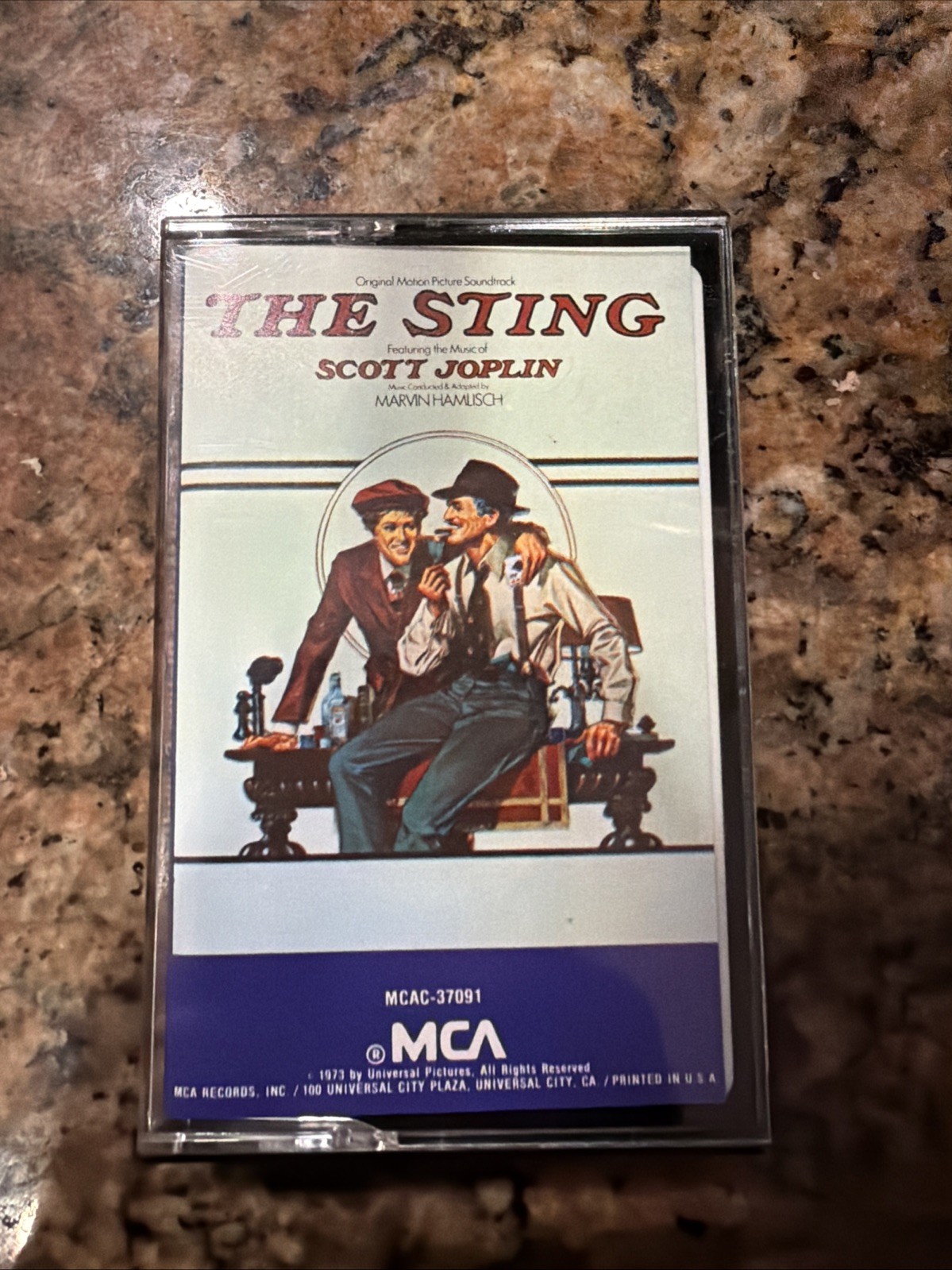 The Sting Motion Picture Soundtrack Cassette Tape MCAC-390 MCA