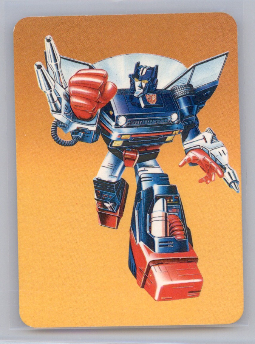 1985 Transformers Series 1 Skids #9 - Yellow Background
