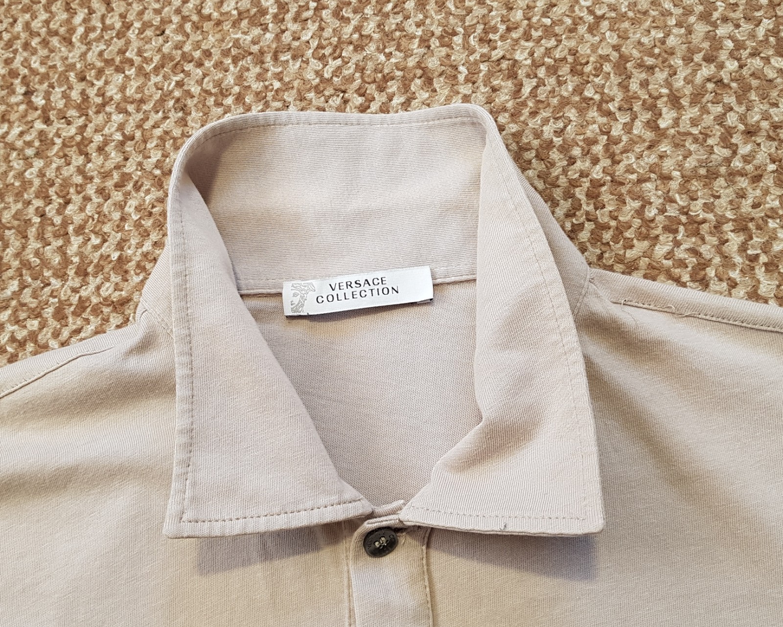 Versace Collection Iconic Half Medusa Polo Shirt sz S thumbnail 8