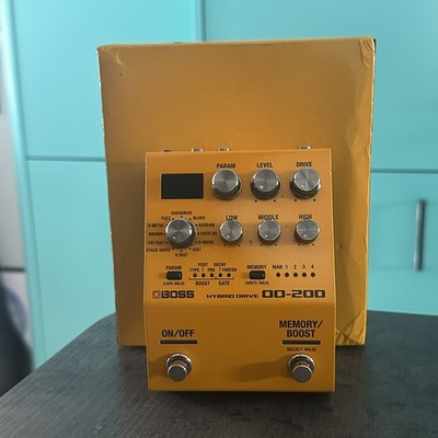 Boss OD-200 Digital Overdrive/Verzerrung Effektpedal für E-Gitarre