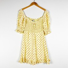Faithfull the Brand floral smocked dress size small