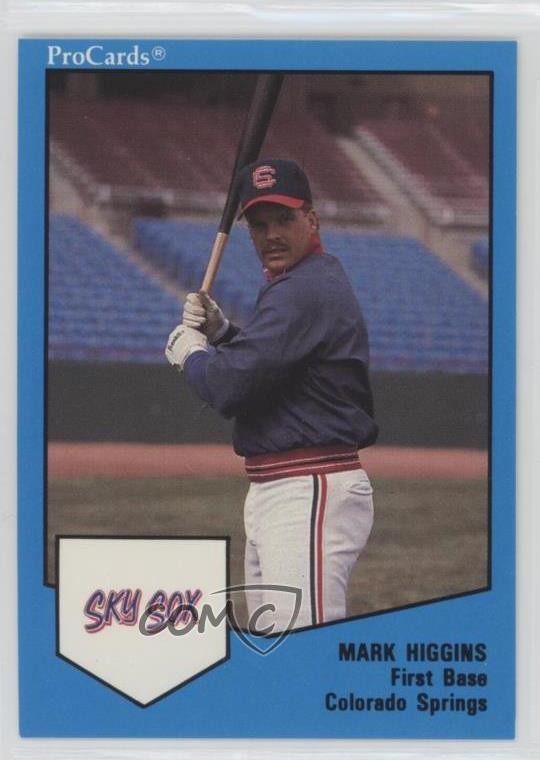 1989 ProCards Minor League Team Sets Mark Higgins #255 0a1