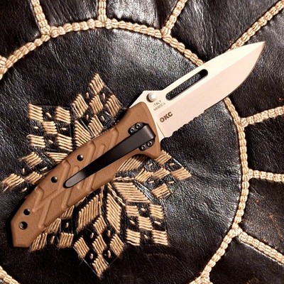 Rare Ontario OKC XM1 XM12 Fox Knives Italy N690CO Combat Deployed