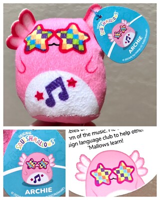 McDonalds Happy Meal Toy Squishmallows Archie Axolotl Plush
