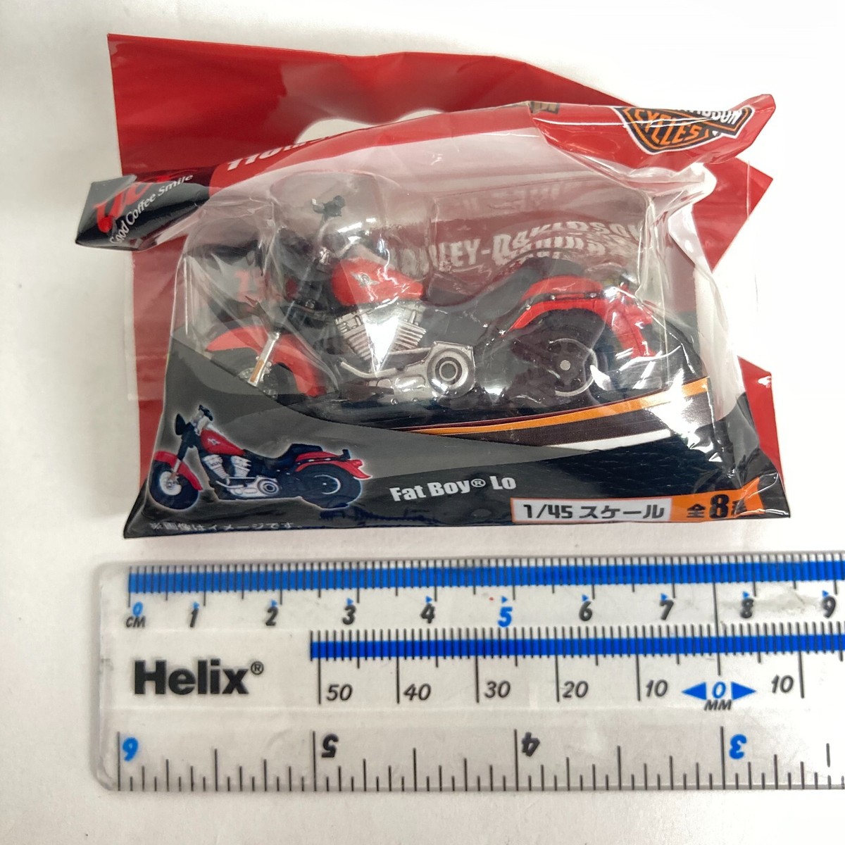 Harley-Davidson Motorcycles Scale 1/45 Mini Model #2 Fat Boy Lo