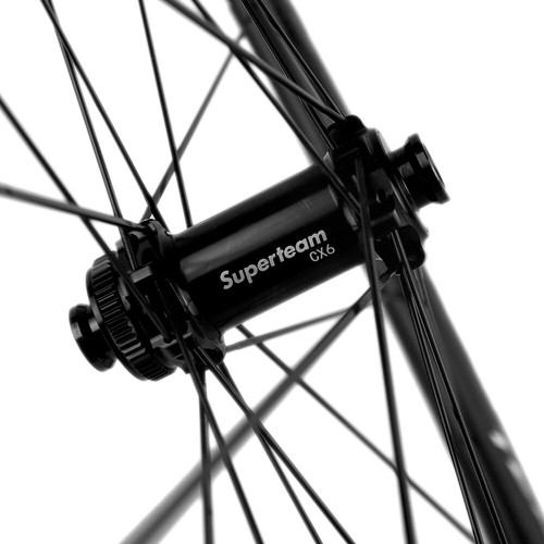 Disc Brake Carbon Wheelset Tubeless Cyclocross Bicycle Wheels 700C 45mm Depth UD - Imagen 5 de 11