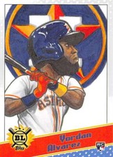 2020 Topps Big League Star Caricature Reproductions #SC-YA Yordan Alvarez NM-MT 