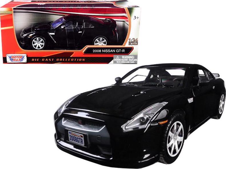 Voiture Miniature Schuco 1/24 Nissan GT-R R35 Noir - Modèle Die-cast Avec Boîtier