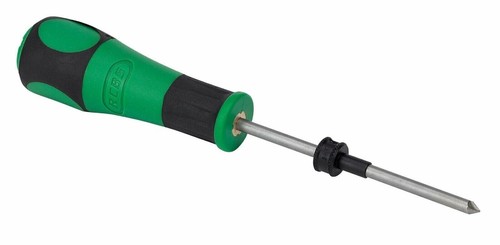 Reloading RCBS Flash Hole Deburr Tool with Case Pilot Stop .22 Cal Lee Lyman