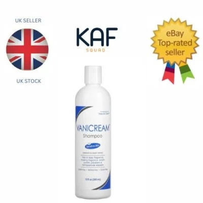 Vanicream Shampoo For Sensitive Skin ,Previously known as Free & Clear 355ml