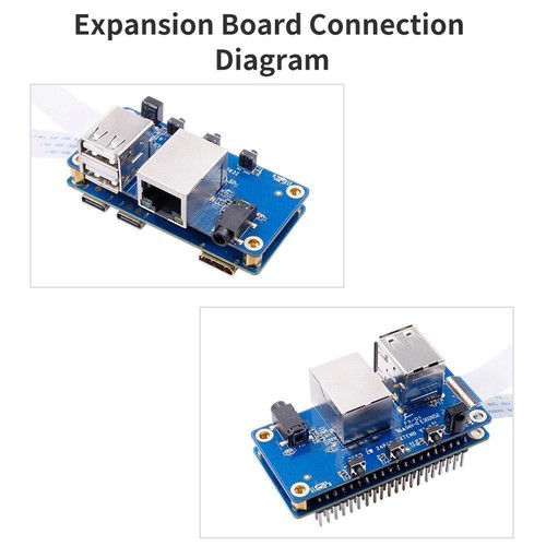 Waveshare USB HUB HAT (B) 4x USB 2.0Ports For Raspberry W/WH/2B/3B Pi4/ N6G0 - Zdjęcie 12 z 13