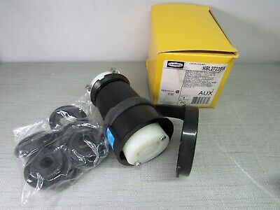 Used Hubbell HBL 2321SW 20A 250V Watertight Shroud Twst-Lock Plug L6-20P