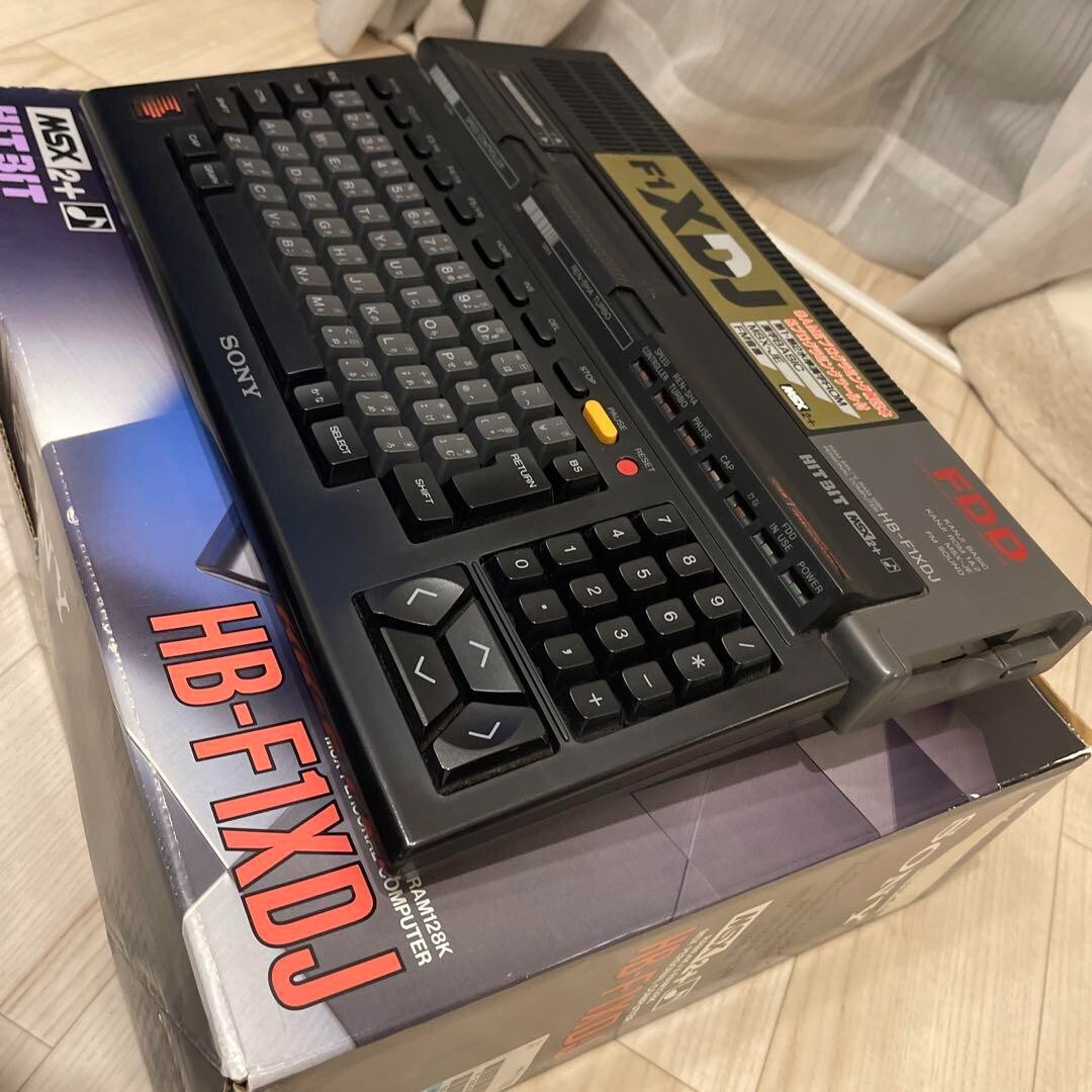 Sony HB-F1XDJ MSX2 HIT BIT PC Personal computer Power w/Box