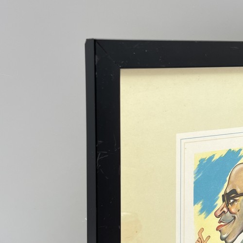 ORGANIZZAZIONE GIGGI FAZI Framed VTG Restaurant Menu ROME ITALY Punch Portrait - Picture 5 of 8