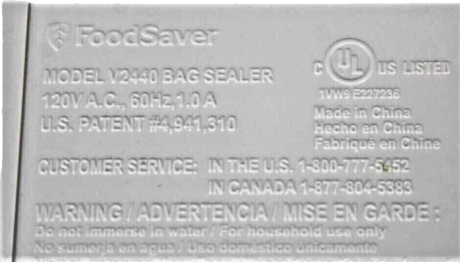 FoodSaver V2440 Vacuum Sealer Food Saver System eBay