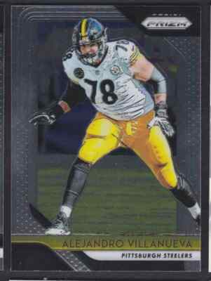 2018 PANINI PRIZM ALEJANDRO VILLANUEVA PITTSBURGH STEELERS #37