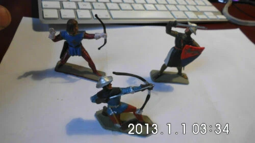 Soldats Starlux du Moyen Âge