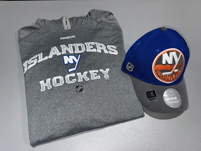 Combo Lot of 2 Men s New York Islanders Stadium Series Hoodie M/Fitted Hat L/XL