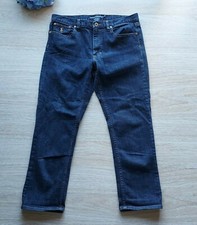 Ralph Lauren Sport Jeans Straight Cropped Leg High Rise Dark-Wash Blue Women 10