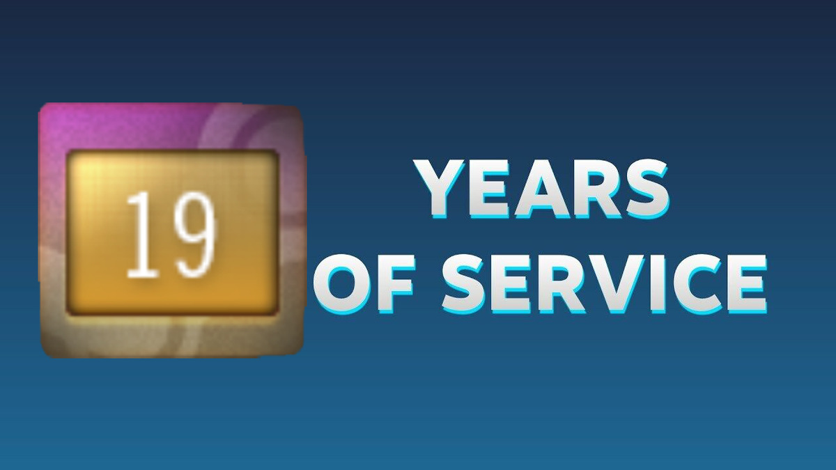 Steam 19 Years Old Badge, FastDelivery