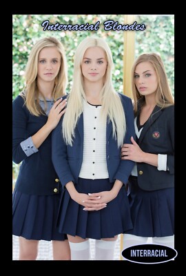 Interracial Blondes - Elsa, Rachel & Sydney (Pic) 4x6