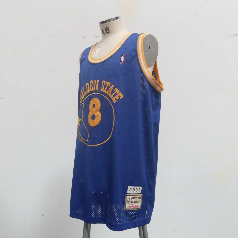 Vintage Golden State Warriors Monta Ellis Jersey Size XL XXL Mitchell Ness 2008 - Image 2 of 4
