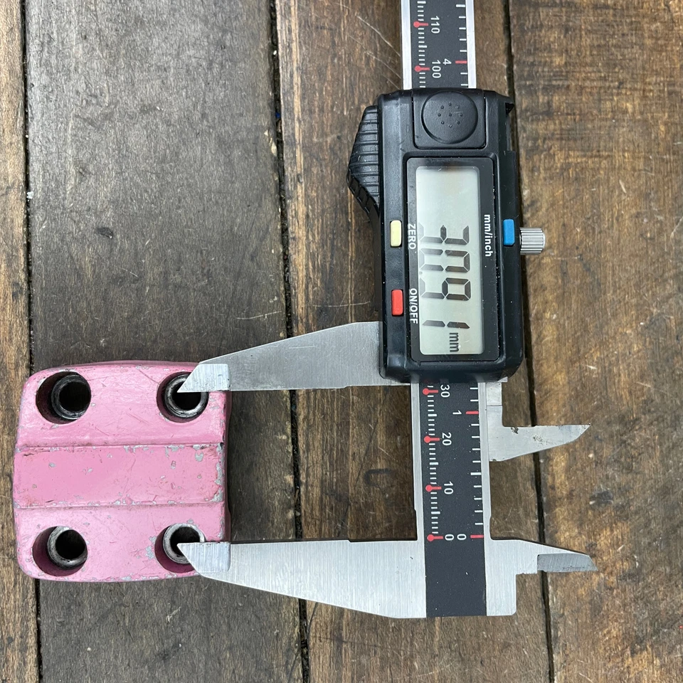 Old School Vástago BMX Tapa Rosa 4 Pernos Cuadrado Fakelifter 1 pulgada OG Años 80 Foto 4 de 4