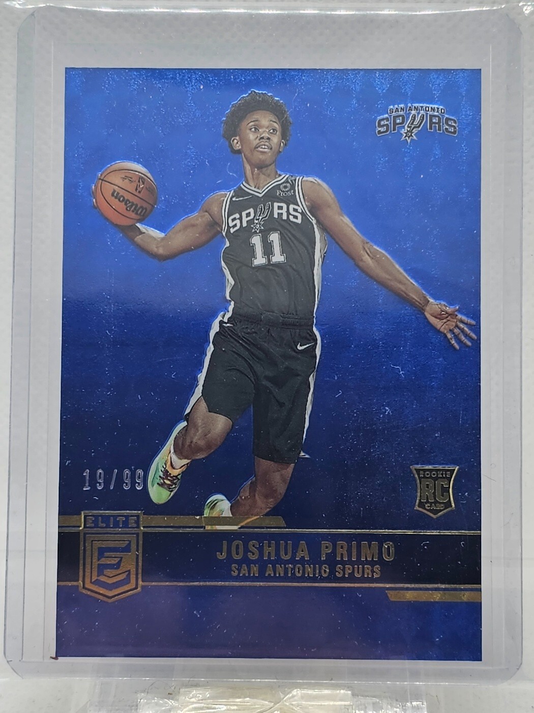 2021-22 Panini Donruss Elite Basketball Joshua Primo Blue /99 RC