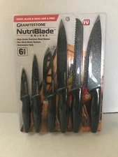 Granitestone Nutriblade Knife Set 6 Piece Knives Set Brand New
