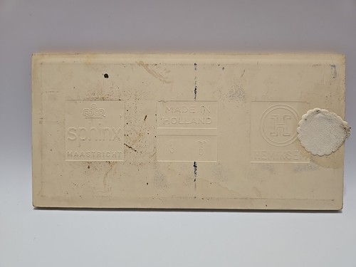 (RefJOH8) Hemiksem Keramik Kunst Fliese Windmühle blau Spinx Maastricht 7 3/4"×3 3/4" - Bild 6 von 15