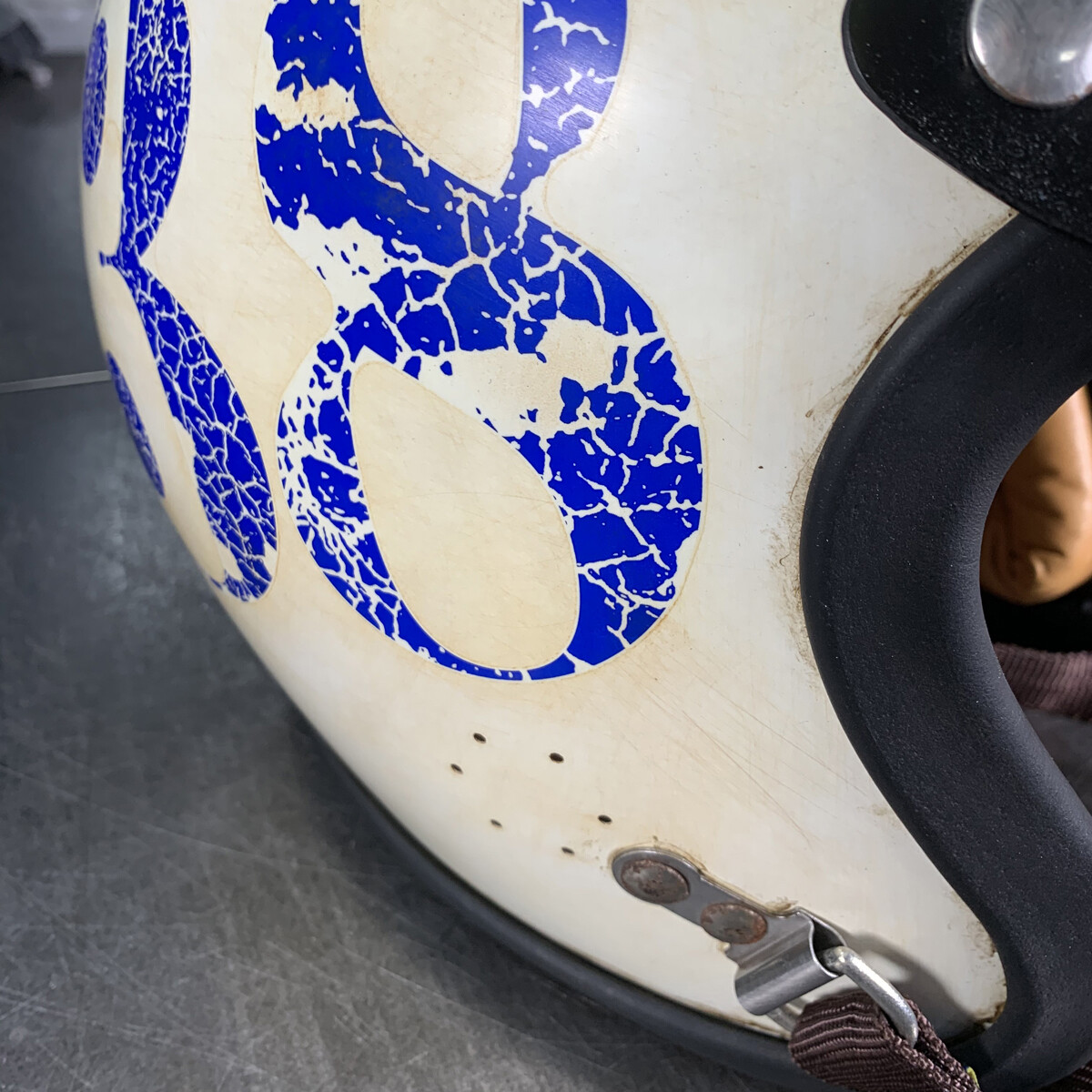Motorcycle helmet vintage style new! Collectors 1960's